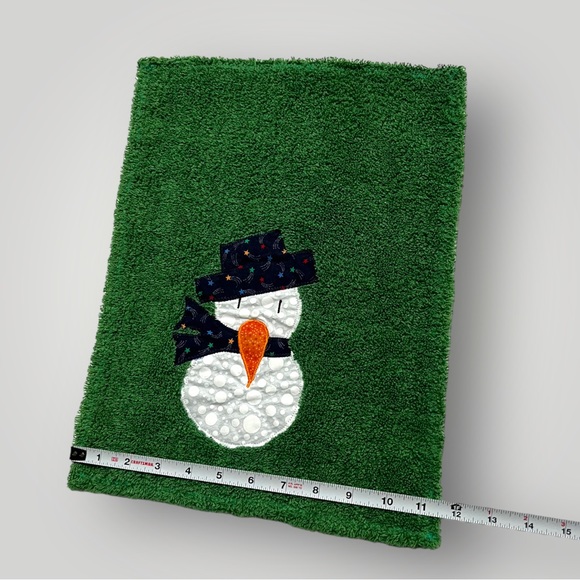 Lot/3 𝑯𝒂𝒏𝒅𝒎𝒂𝒅𝒆 Holiday Christmas Hand Towels 🎁 - Picture 8 of 16